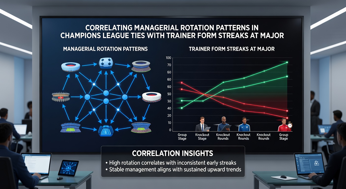 Festival racecourse action paired with European football squad rotation data visuals