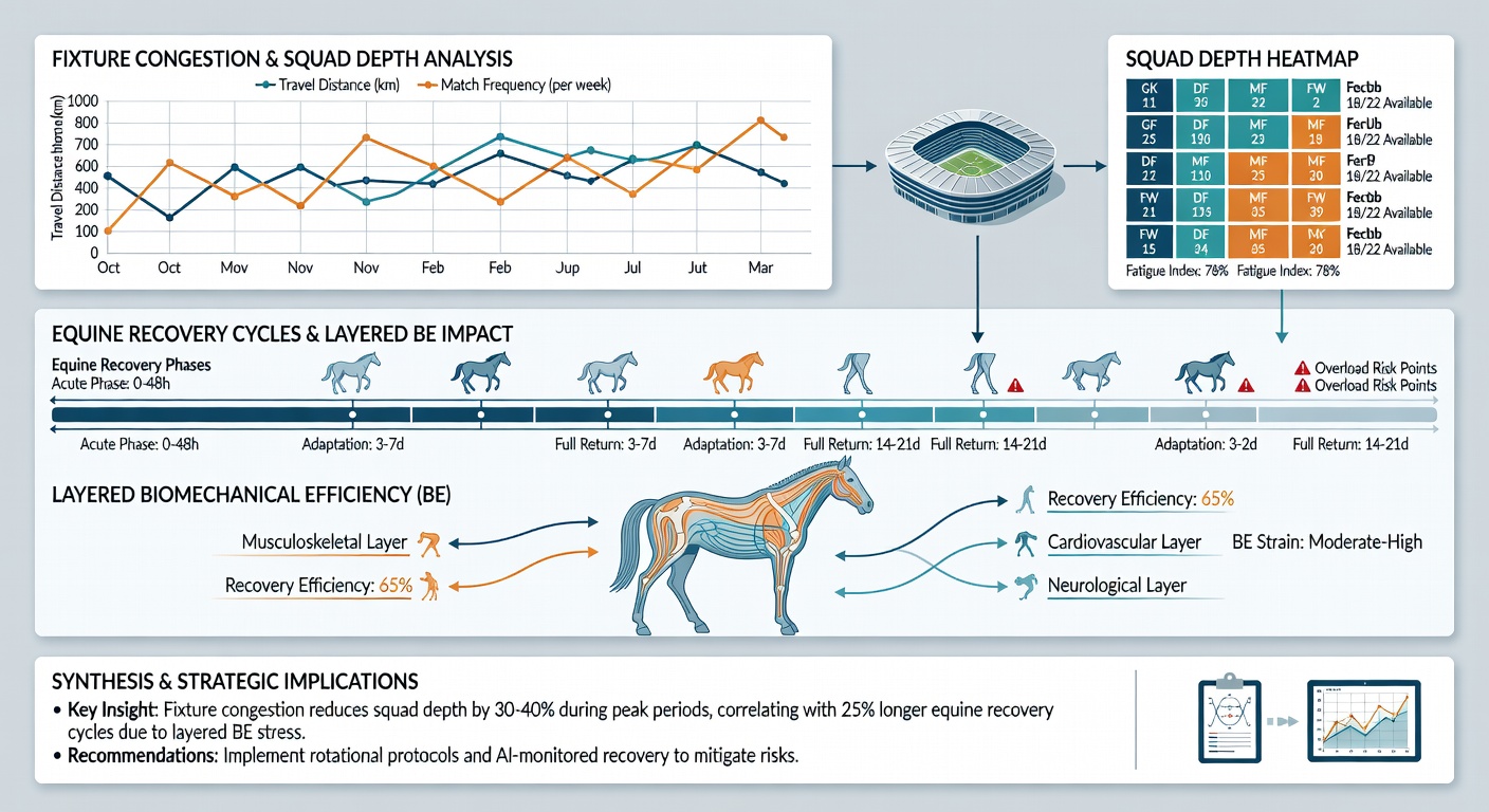 Analysis of fixture congestion data affecting squad rotations and thoroughbred rest periods in accumulator planning