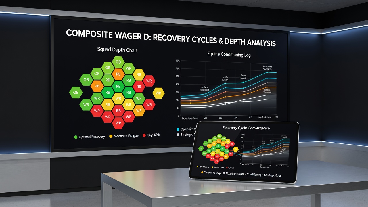 Equine conditioning log entries aligned with football squad recovery timeline